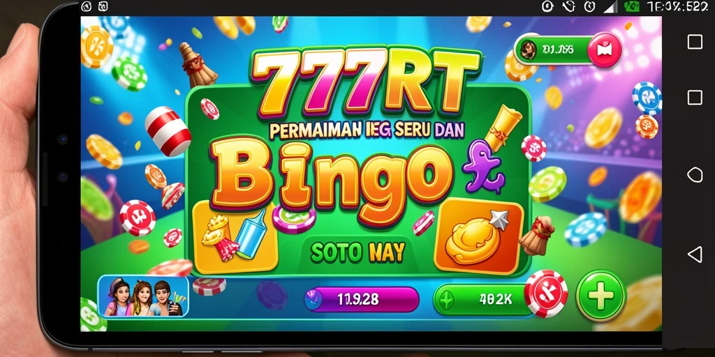 Tampilan gameplay seru dalam permainan Bingo 777RT.