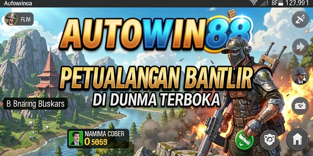 Tangkapan layar gameplay AUTOWIN88 menunjukkan petualangan luar biasa di dunia terbuka.