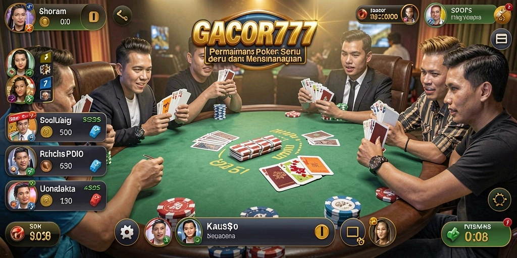 Tampilan gameplay GACOR777 yang menegangkan dan seru.