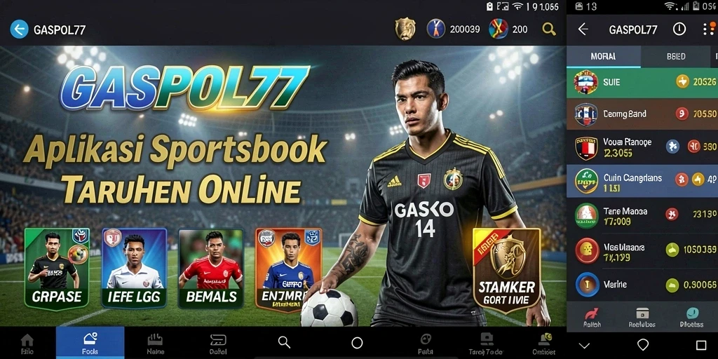 Tampilan gameplay aplikasi Sportsbook GASPOL77 yang dinamis dan interaktif.