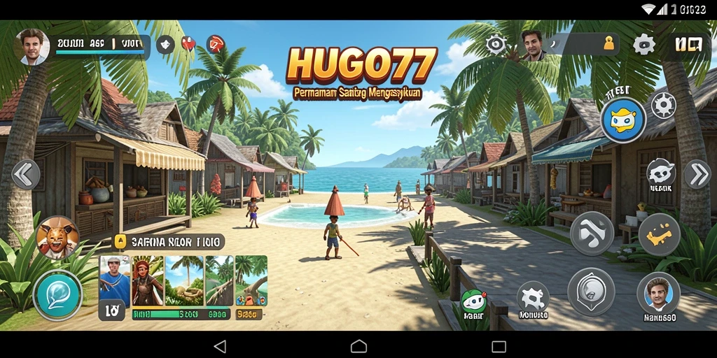 Tampilan gameplay <strong>HUGO77</strong> yang seru dan menarik perhatian.