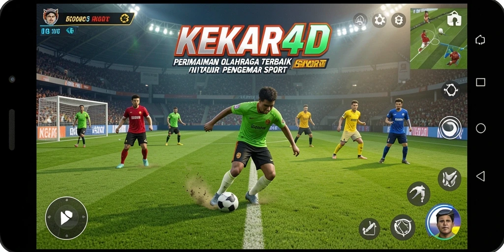 Tampilan gameplay dinamis dan seru dalam KEKAR4D yang penuh aksi.