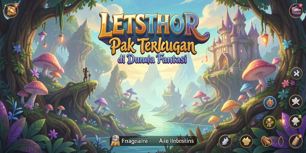 Tangkapan layar dari LETSTHOR menampilkan aksi seru dalam permainan petualangan.