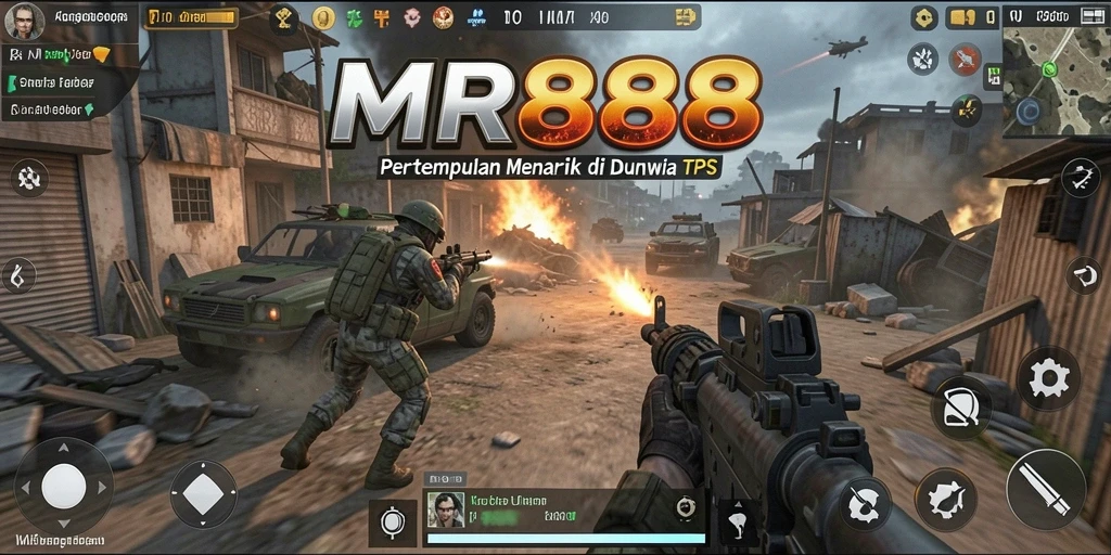 Tampilan gameplay intens dan strategis dalam MR888.