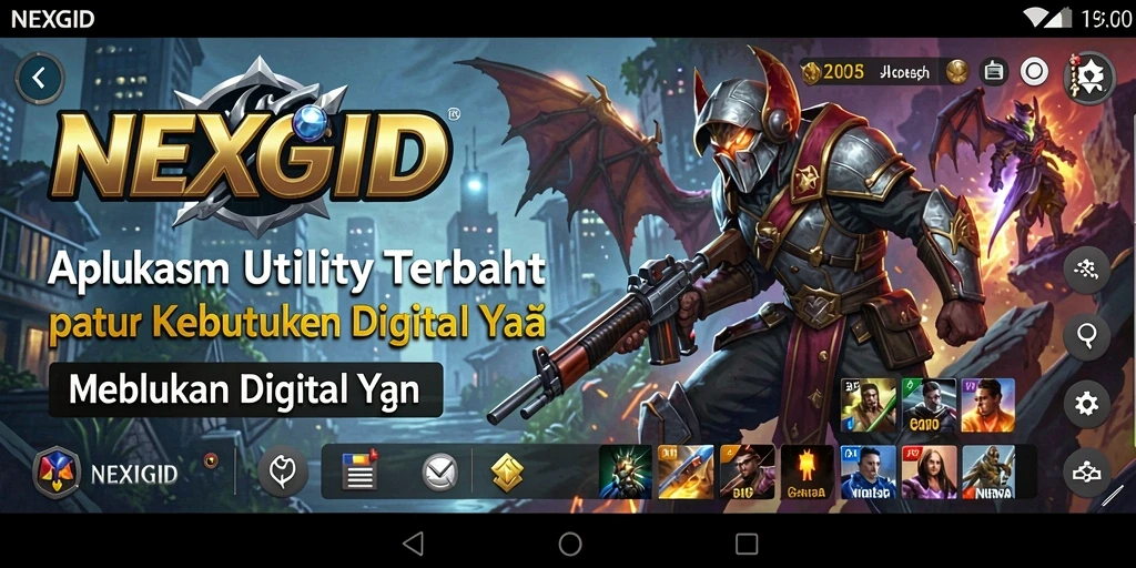 Tampilan antarmuka utama NEXGID yang intuitif dan fungsional.