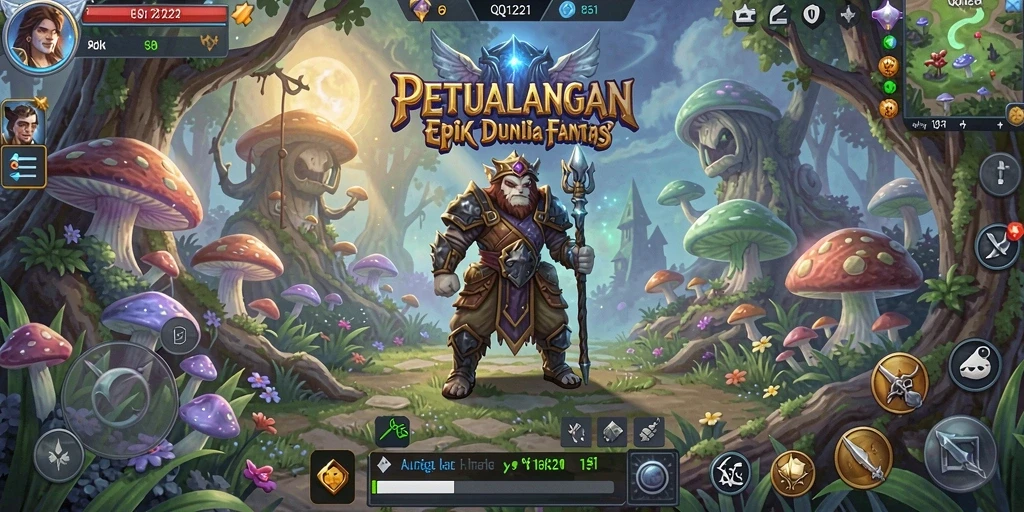 Tampilan screenshot QQ1221 yang menunjukkan aksi seru di dalam game Adventure.
