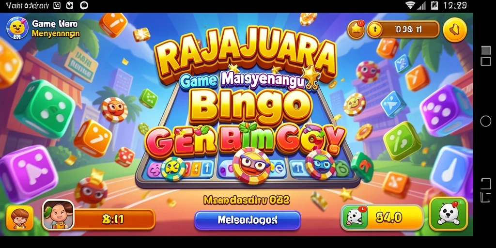 Tampilan gameplay seru RAJAJUARA saat bermain Bingo.