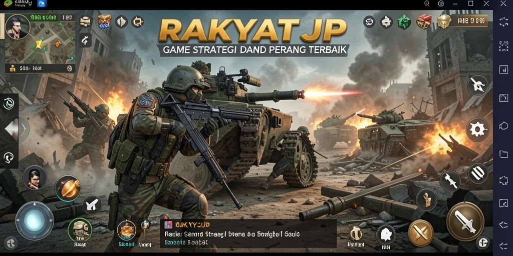 Tampilan menarik dari gameplay RAKYATJP yang menarik dan strategis.