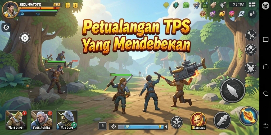 Tampilan gameplay SEDUNIATOTO yang menegangkan dan mendebarkan.