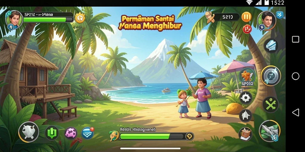 Screenshot gameplay SP212 menampilkan antarmuka yang menarik dan mudah digunakan.