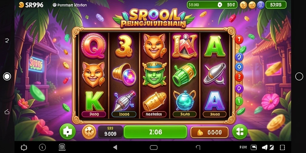 Tampilan gameplay slot SR996 yang mengesankan dan interaktif.