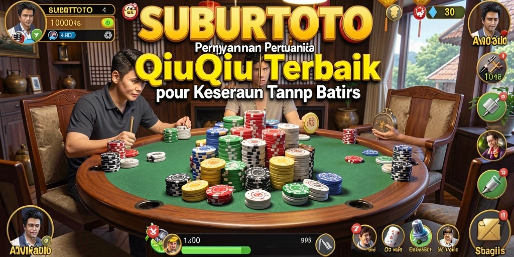 Menampilkan gameplay seru dalam SUBURTOTO QiuQiu.