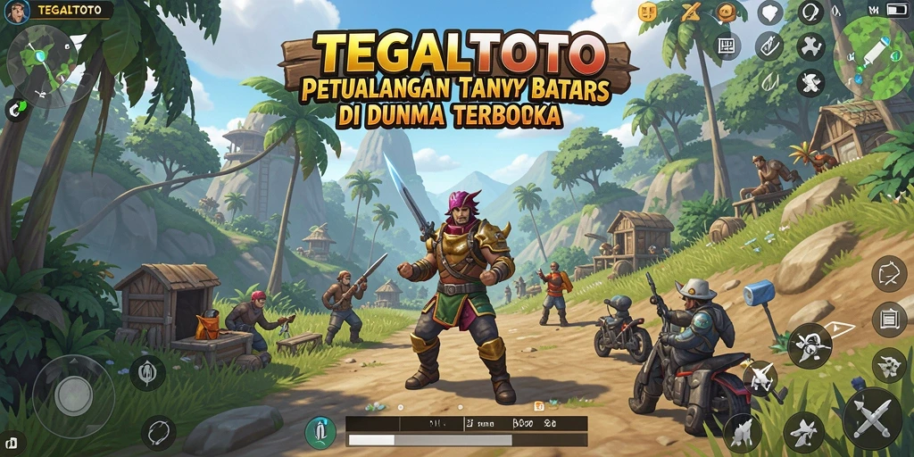 Tampilan menarik dari gameplay Open World TEGALTOTO.